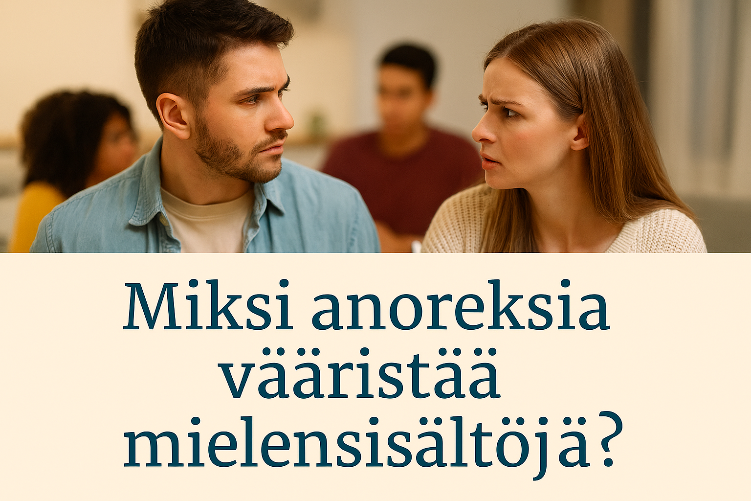 Miksi anoreksia vääristää mielensisältöjä?