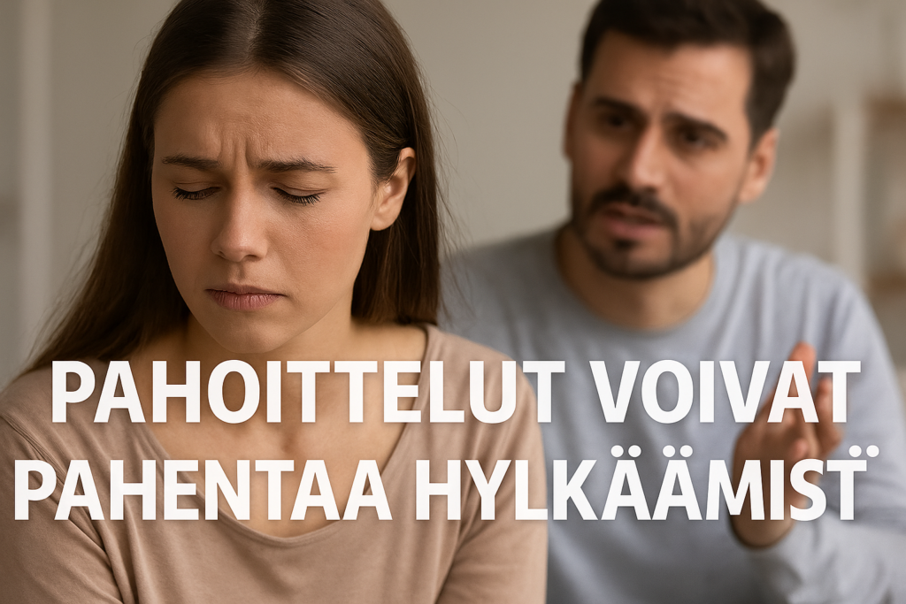 Pahoittelu voi pahentaa hylkäämistä