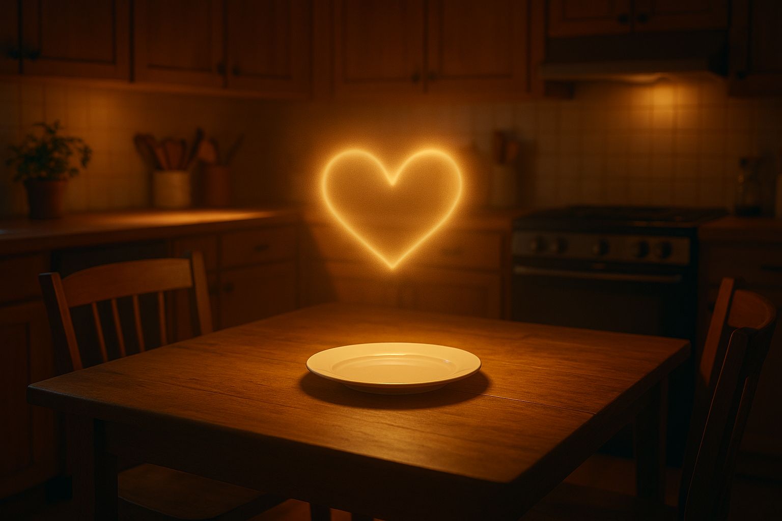 Uuvuttava syömishäiriön perhepohjainen hoito sydän pöydän yllä