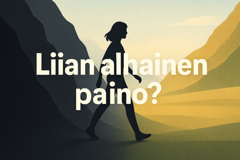 Liian alhainen paino